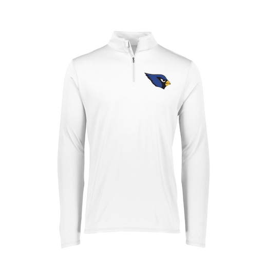 [FTLQFLWH-FAXS-LOGO1] Decker Women's Flex-Lite 1/4 Zip Shirt (Female Adult XS, White, Logo 1)