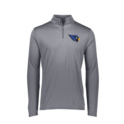 [FTLQFLGY-FAXS-LOGO1] Decker Women's Flex-Lite 1/4 Zip Shirt (Female Adult XS, Gray, Logo 1)
