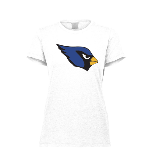 [FTSCUBWH-FAXS-LOGO1] Decker Women's Tri-Blend T-Shirt - Short Sleeve (Female Adult XS, White, Logo 1)