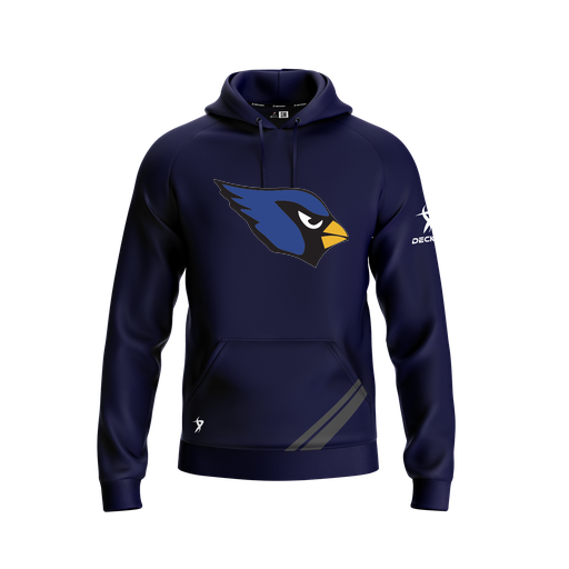 [FOLHSMNV-YXS-LOGO1] Decker Summit Hoodie (Youth XS, Navy, Logo 1)