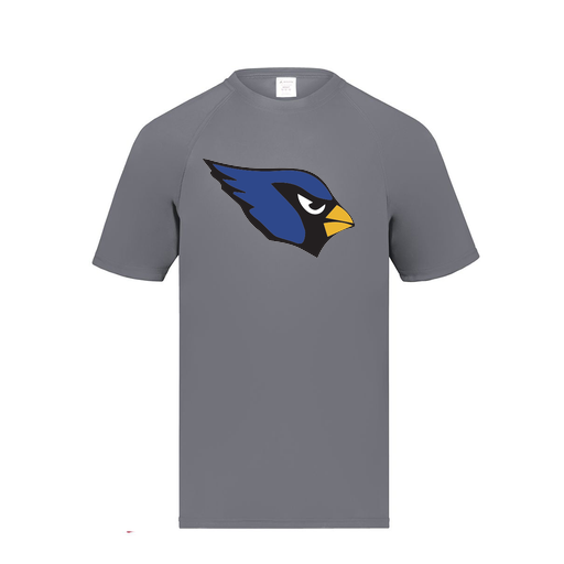 [2790.059.S-LOGO1] Men's Smooth Sport T-Shirt (Adult S, Gray, Logo 1)
