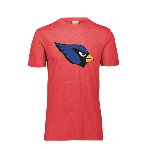 [FTSCUBRD-AS-LOGO1] Decker Men's Tri-Blend T-Shirt - Short Sleeve (Adult S, Red, Logo 1)