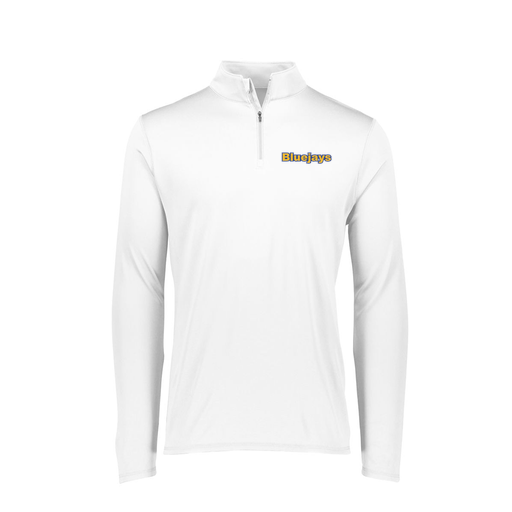 [FTLQFLWH-FAXS-LOGO2] Decker Women's Flex-Lite 1/4 Zip Shirt (Female Adult XS, White, Logo 2)