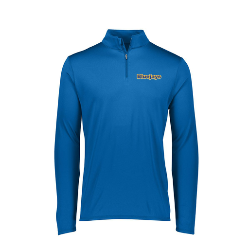[FTLQFLRY-FAXS-LOGO3] Ladies Flex-Lite 1/4 Zip Shirt (Female Adult XS, Royal, Logo 3)