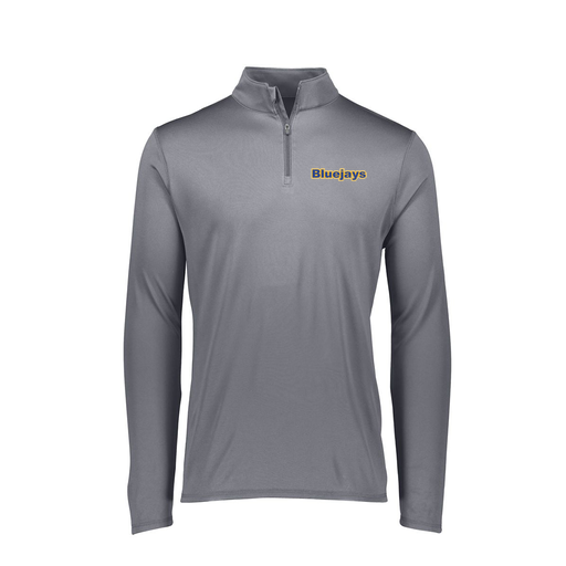 [FTLQFLGY-FAXS-LOGO3] Ladies Flex-Lite 1/4 Zip Shirt (Female Adult XS, Gray, Logo 3)