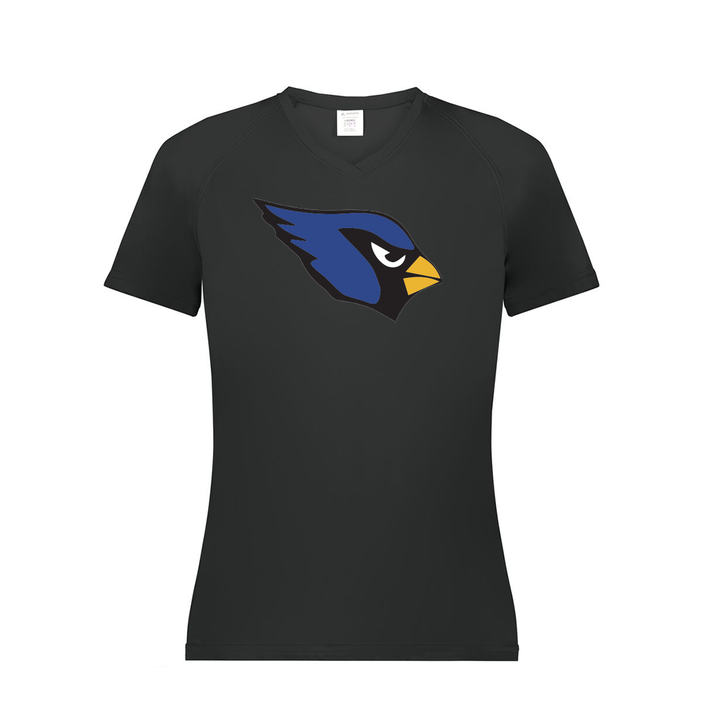 Ladies Smooth Sport V-Neck T-Shirt
