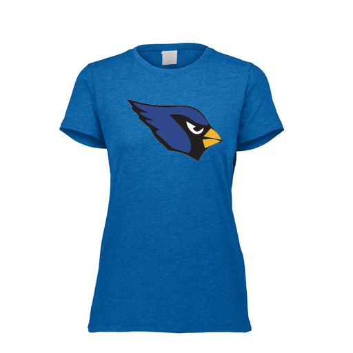 [FTSCUBRY-FAXS-LOGO1] Decker Women's Tri-Blend T-Shirt - Short Sleeve (Female Adult XS, Royal, Logo 1)