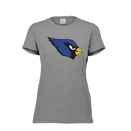 [FTSCUBGY-FAXS-LOGO1] Decker Women's Tri-Blend T-Shirt - Short Sleeve (Female Adult XS, Gray, Logo 1)