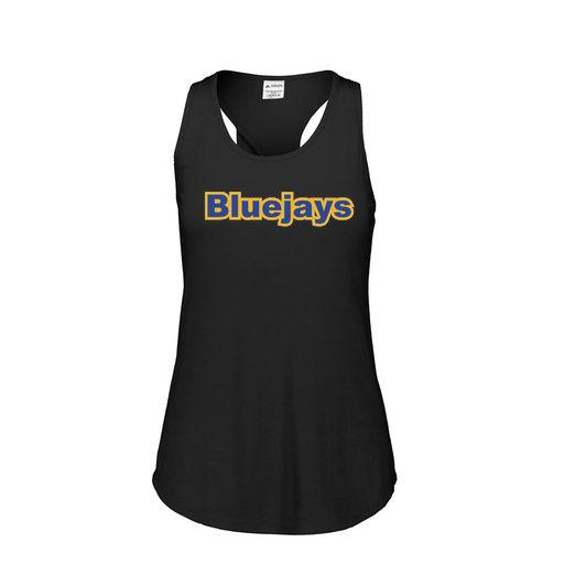 [FT0TUBBK-FAS-LOGO3] Ladies Tri Blend Tank Top (Female Adult S, Black, Logo 3)