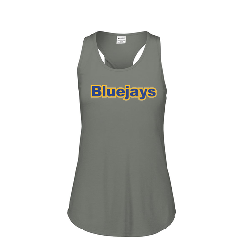 [FT0TUBGY-FAS-LOGO3] Ladies Tri Blend Tank Top (Female Adult S, Gray, Logo 3)