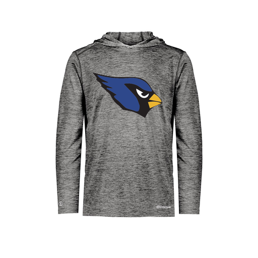 [FOLHCGBK-AS-LOGO1] Men's Charge Hoodie (Adult S, Black, Logo 1)