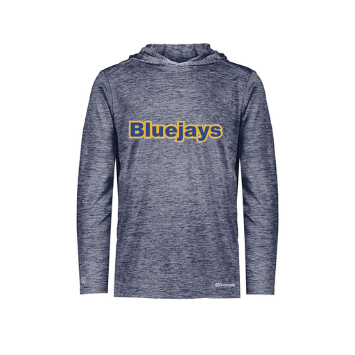 [FOLHCGNV-AS-LOGO3] Decker Men's Charge Hoodie (Adult S, Navy, Logo 3)