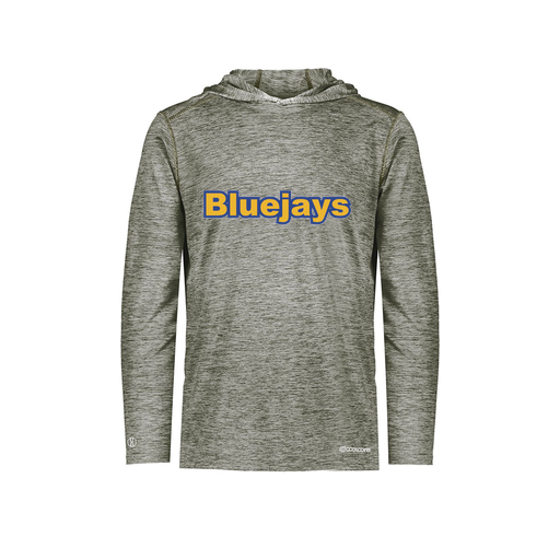 [FOLHCGGY-AS-LOGO2] Decker Men's Charge Hoodie (Adult S, Gray, Logo 2)