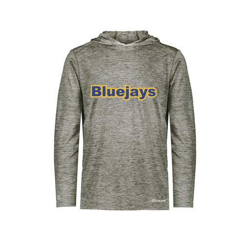 [FOLHCGGY-AS-LOGO3] Decker Men's Charge Hoodie (Adult S, Gray, Logo 3)