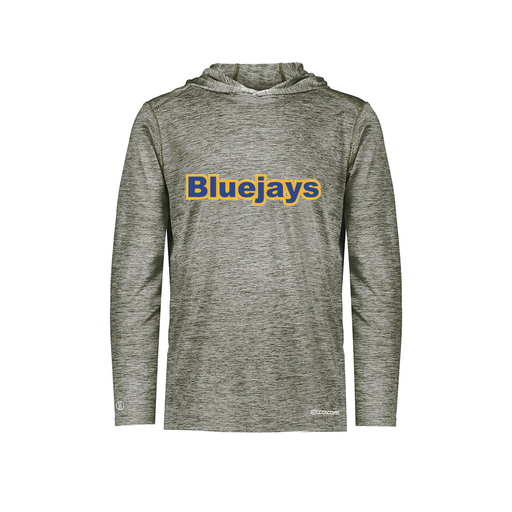 [FOLHCGGY-YS-LOGO3] Decker Youth Charge Hoodie (Youth S, Gray, Logo 3)