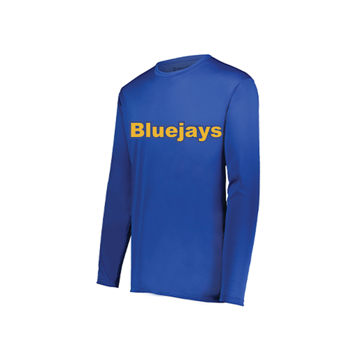 [222822.060.XS-LOGO2] Men's LS Smooth Sport Shirt (Adult XS, Royal, Logo 2)