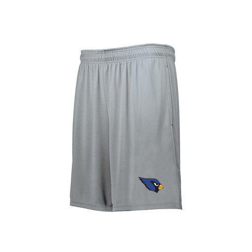 [229511.099.XS-LOGO1] Men's Swift Short (Adult XS, Silver, Logo 1)