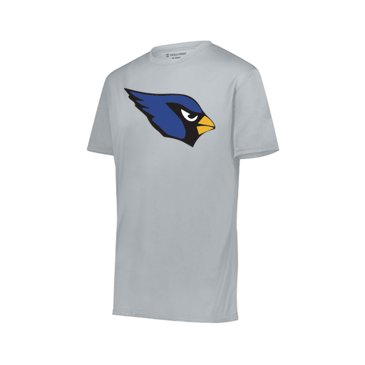 [222819.099.XXS-LOGO1] Youth Movement Dri Fit Shirt (Youth XXS, Silver, Logo 1)