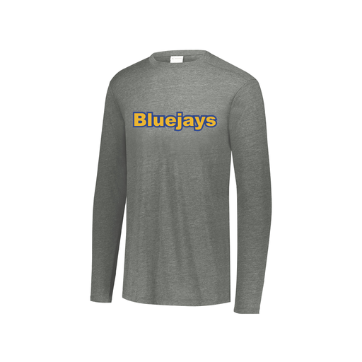 [FTLCUBGY-YS-LOGO2] Youth LS Ultra-blend T-Shirt (Youth S, Gray, Logo 2)