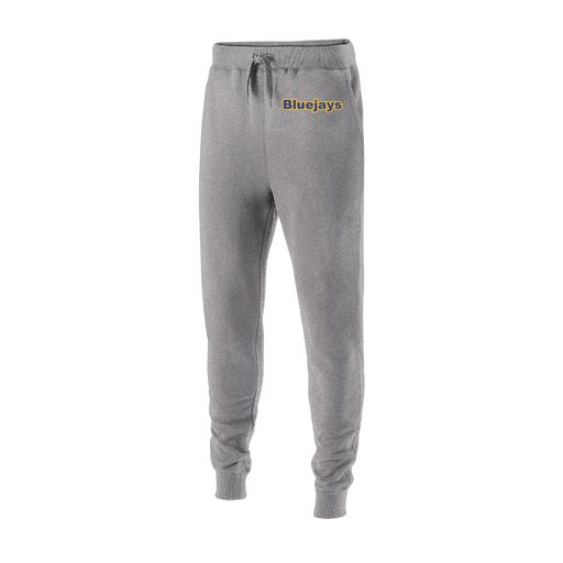 [229648.017.S-LOGO3] Youth 60/40 Fleece Jogger (Youth S, Silver, Logo 3)