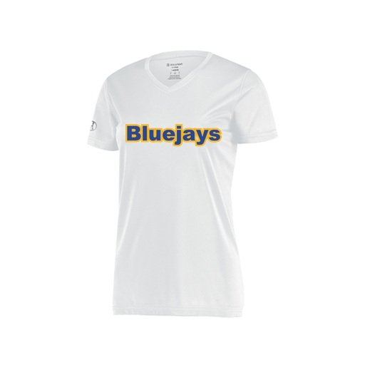 [222820.005.S-LOGO3] Ladies Movement Dri Fit Shirt (Female Adult S, White, Logo 3)